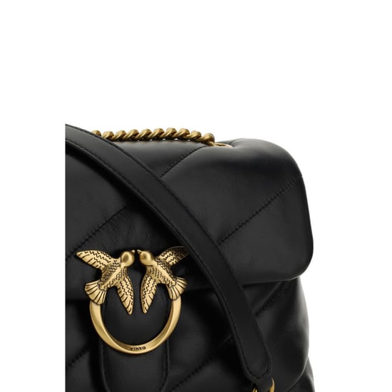 Bolso de Hombro de Cuero de Ternera Negro Bos Taurus - Image 3