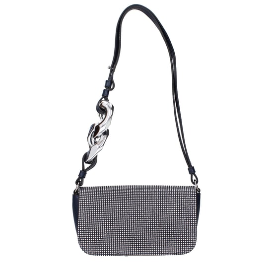 Bolso de Hombro de Tela Azul - Image 2