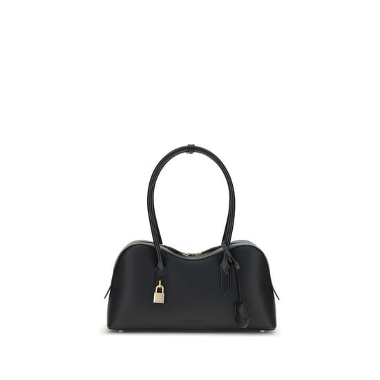 Bolso de Hombro de Nailon Negro - Image 1