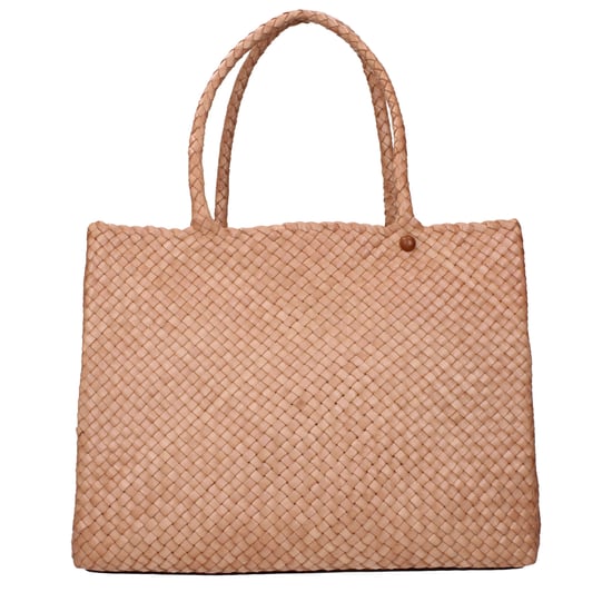 Bolso de hombro de cuero rosa - Image 2