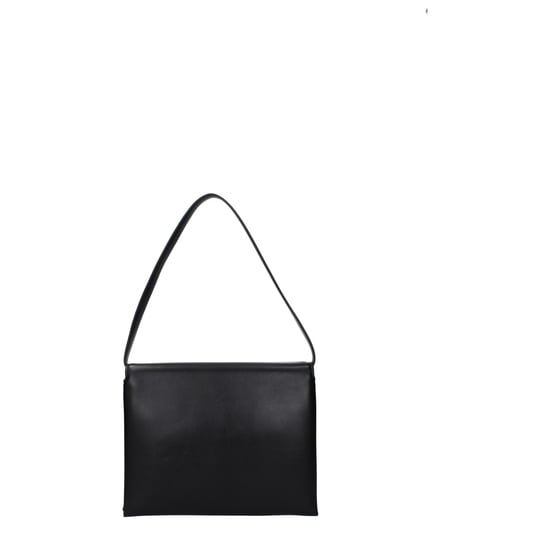 Bolso de hombro de cuero negro - Image 2