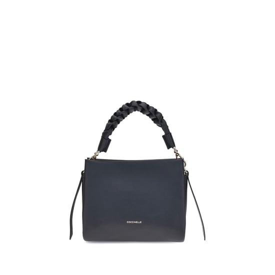 Bolso de Hombro de Cuero de Ternera Negro Bos Taurus - Image 1