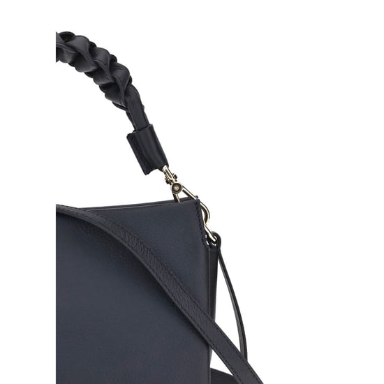 Bolso de Hombro de Cuero de Ternera Negro Bos Taurus - Image 3