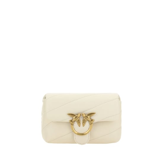 Bolso de hombro de cuero de ternera blanco Bos Taurus - Image 1