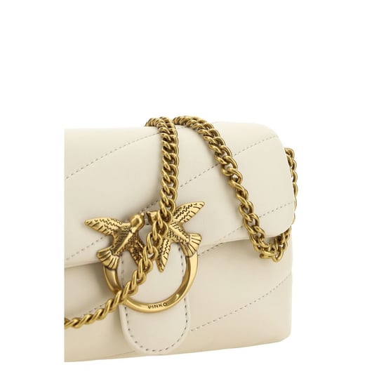 Bolso de hombro de cuero de ternera blanco Bos Taurus - Image 3