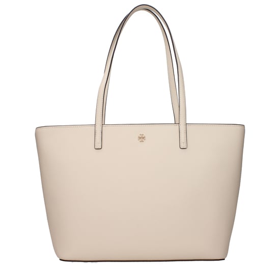 Bolso de Hombro de Cuero Beige - Image 1