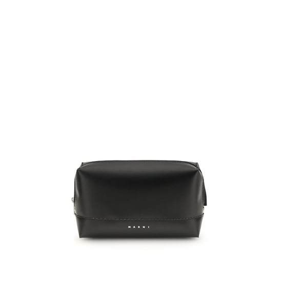Bolso de Hombro de Cuero de Ternera Negro Bos Taurus - Image 1