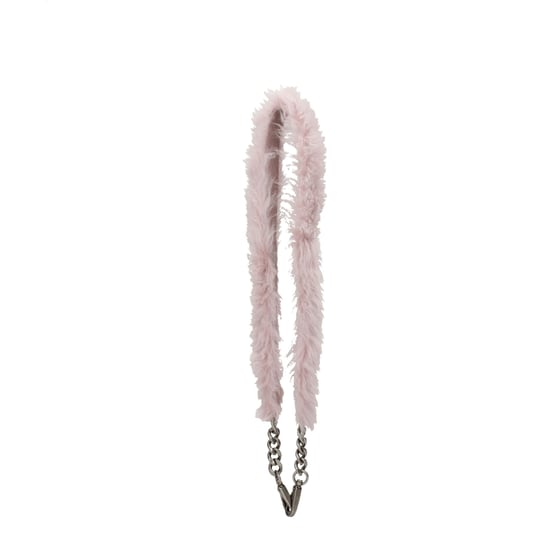 Bolso de Hombro de Piel de Mota Rosa - Image 1