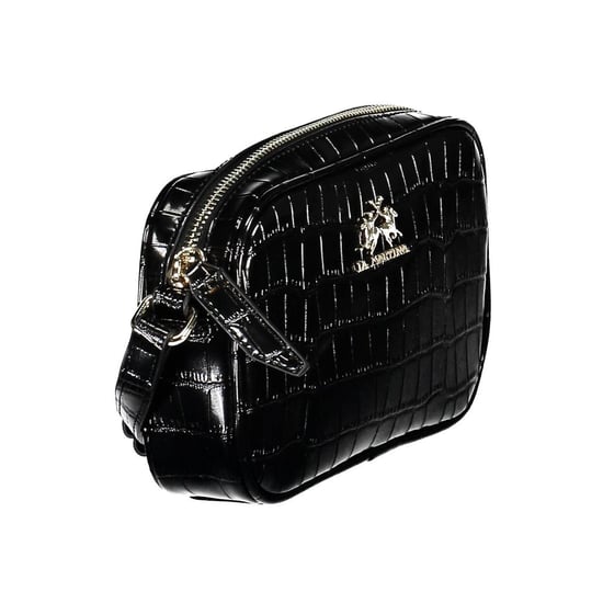 Bolso de mano de polietileno negro La Martina - Image 3