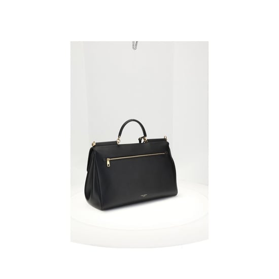 Bolso de Hombro de Cuero de Ternera Negro Bos Taurus - Image 2