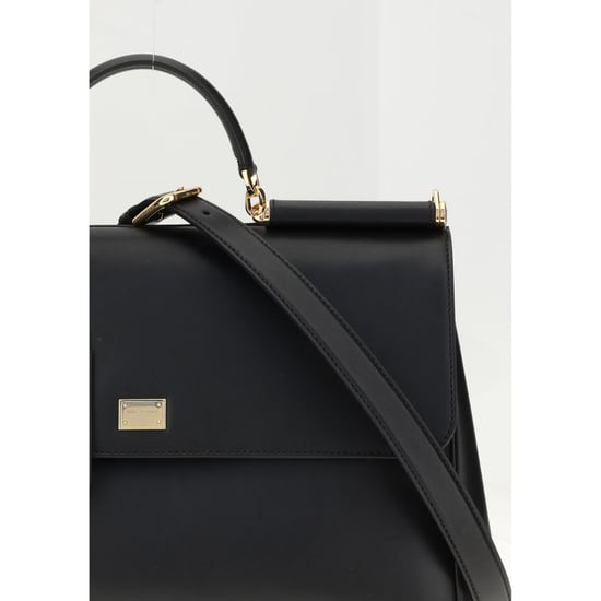 Bolso de Hombro de Cuero de Ternera Negro Bos Taurus - Image 3
