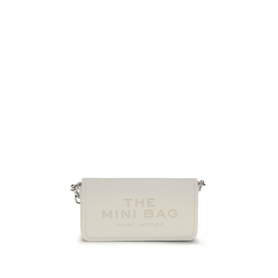 Bolso de hombro de cuero de ternera blanco Bos Taurus - Image 1