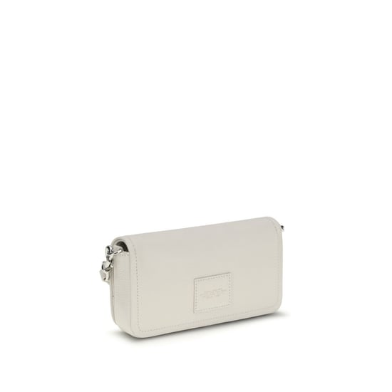 Bolso de hombro de cuero de ternera blanco Bos Taurus - Image 2