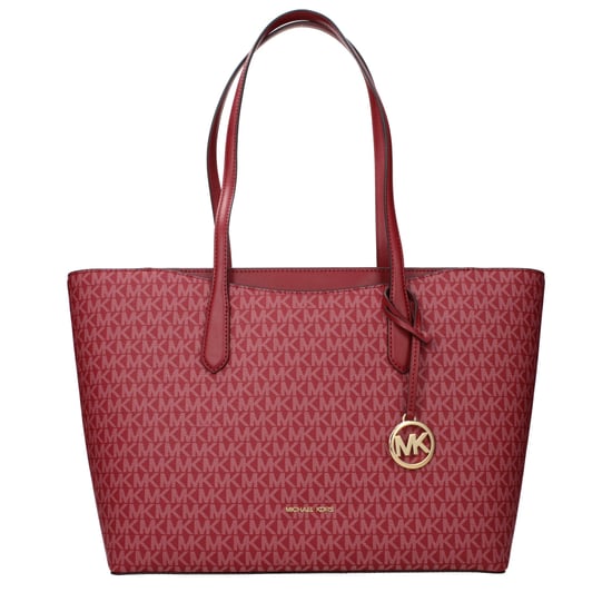 Bolso de hombro de tela roja - Image 1