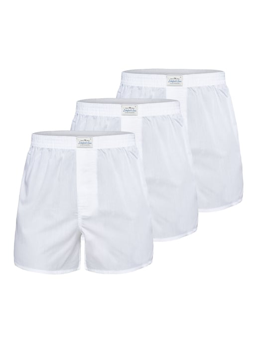 Lakeford & Sons Hombres Boxeador American Boxershorts Herren 3-Pack in klassischen Designs - Image 1