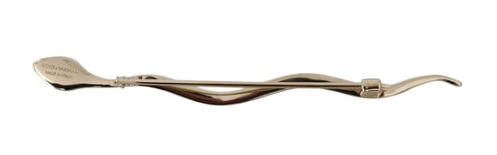 Broche Pin de Serpiente de Cristal de Latón Plateado - Image 2