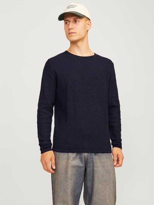Jack & Jones Cooper Knit Crew Neck Azul - Image 2