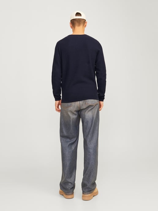 Jack & Jones Cooper Knit Crew Neck Azul - Image 3