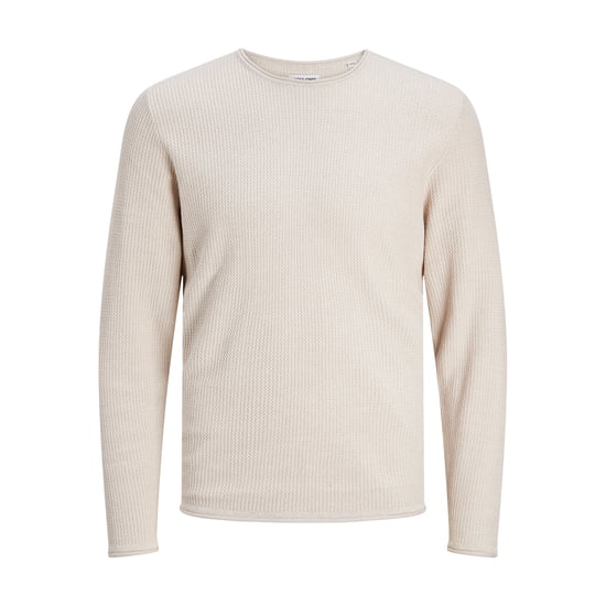 Jack & Jones Cooper Knit Crew Neck Beige - Image 1