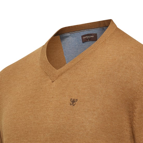 Cappuccino Italia Salerno Pullover Marron - Image 2