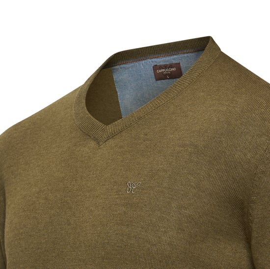 Cappuccino Italia Salerno Pullover Verde - Image 2