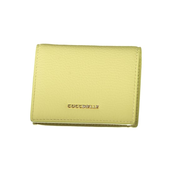 Cartera de Cuero Amarilla Coccinelle - Image 1