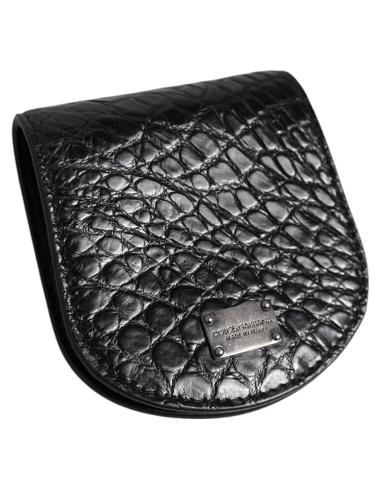 Funda de monedas de piel exótica negra para condones, billetera de bolsillo - Image 2