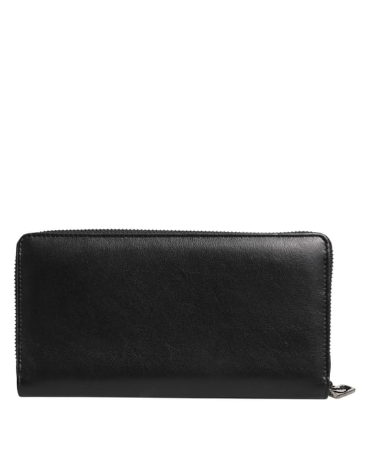 Cartera de mano continental para hombre de cuero exótico negra y azul - Image 3