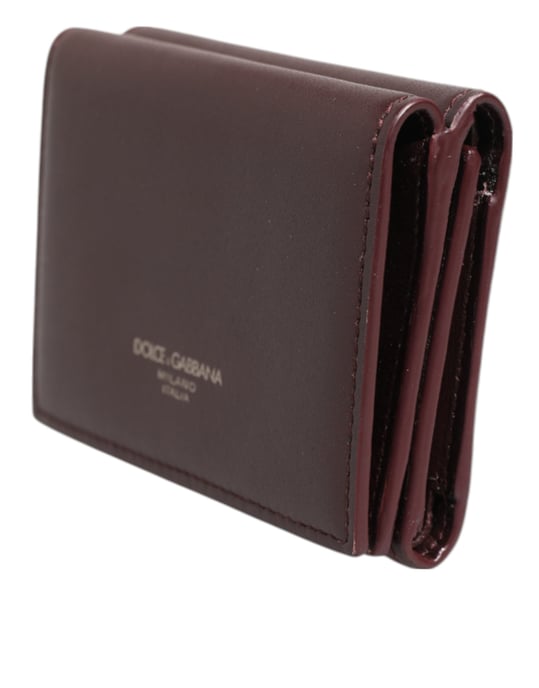Holder de Tarjetas para Hombre de Piel con Logo Relieve en Color Marrón Oscuro - Image 3