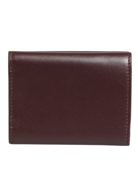 Holder de Tarjetas para Hombre de Piel con Logo Relieve en Color Marrón Oscuro - Image 4
