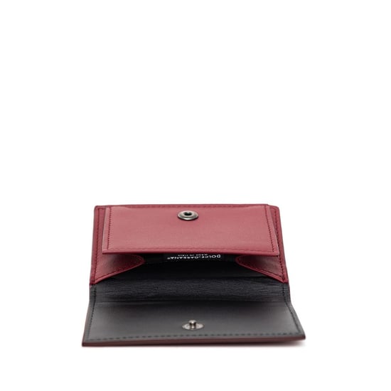 Cartera de piel de ternera roja - Image 3