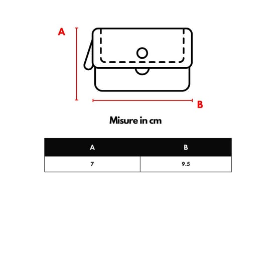 Cartera de piel de ternera roja - Image 5