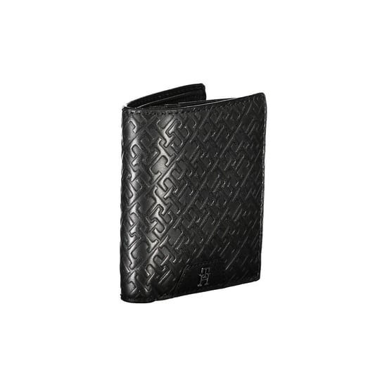 Billetera de cuero negro elegante de doble compartimento Tommy Hilfiger - Image 3