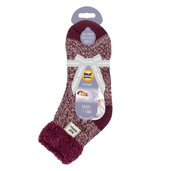 Calcetines térmicos de cama para mujeres con puños acanalados para estar en casa - Image 2