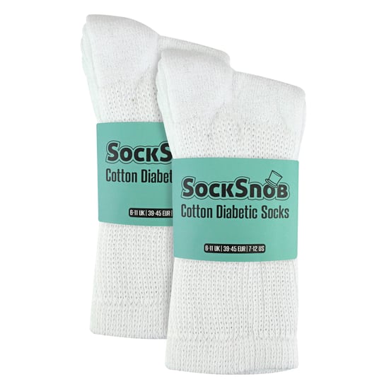 Calcetines Diabéticos de Algodón para Hombre - 6 Paquetes - Calcetines Cómodos Suaves y sin Ajuste para el Uso Diario - Image 2