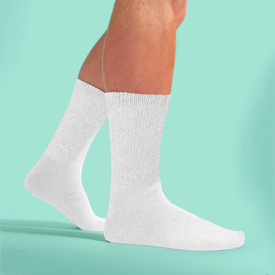 Calcetines Diabéticos de Algodón para Hombre - 6 Paquetes - Calcetines Cómodos Suaves y sin Ajuste para el Uso Diario - Image 4