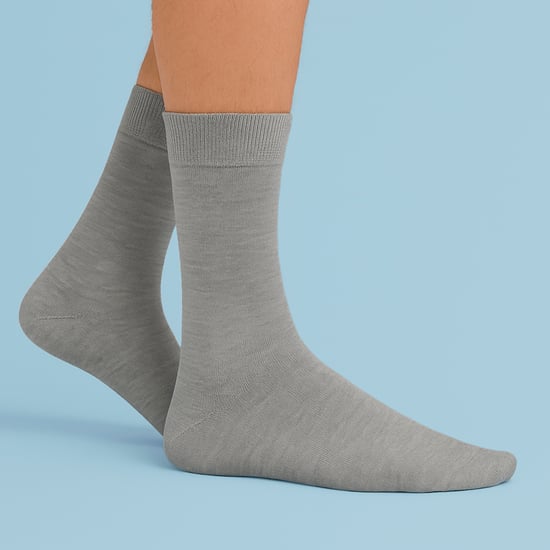 2 Paquetes de Calcetines de Cachemira para Hombre - Calcetines Diarios Sin Costuras, Suaves y Cálidos de Lujo - Image 3