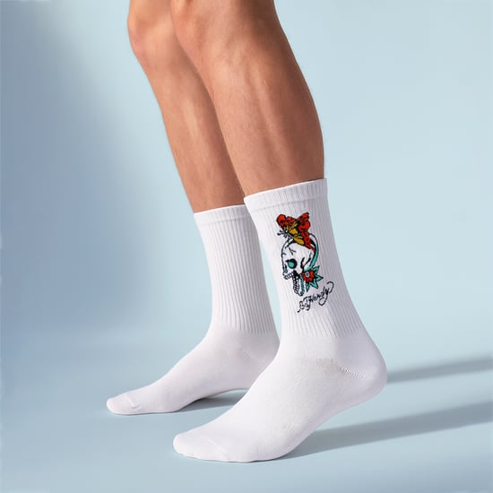 5 Pares de Calcetines de Hombre Tipo Crew - Calcetines Transpirables con Diseño Original - Image 5