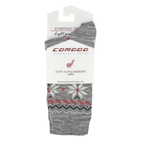 Calcetines de senderismo de alpaca y lana merina para hombre y mujer | Calcetines de trekking transpirables - Image 2