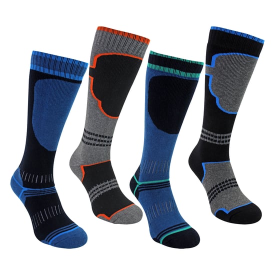 Paquete de 4 calcetines térmicos para niños | Calcetines hasta la rodilla para botas de nieve - Image 4