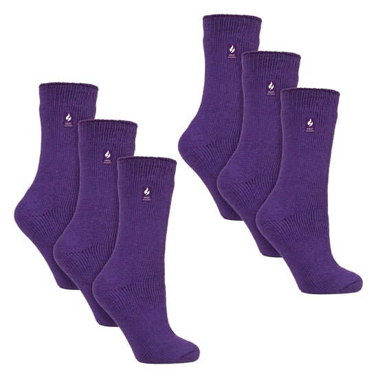 6 PARES DE CALCETINES TÉRMICOS GRUESOS DE INVIERNO PARA MUJERES - Image 1