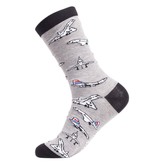 Calcetines de algodón unisex con patrón de vehículos - Image 2