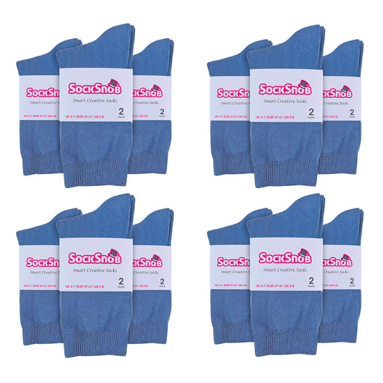 24 Pares de Medias de Vestir de Algodón Rico para Damas - Image 2