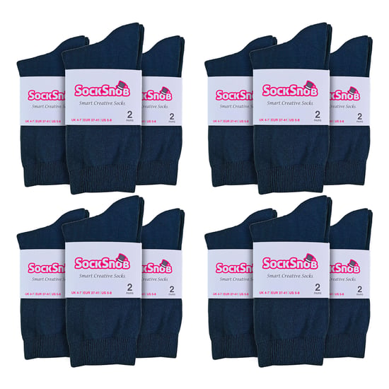 24 Pares de Medias de Vestir para Dama de Algodón Premium - Image 2