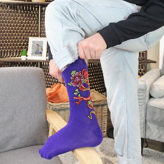 4 Pares de Calcetines de Algodón para Hombre de Estilo Japonés con Patrones Divertidos - Image 5