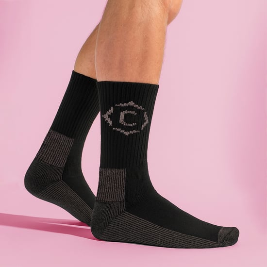 Calcetines de senderismo para hombres, resistentes y acolchados, con refuerzo en el talón y la punta. - Image 3