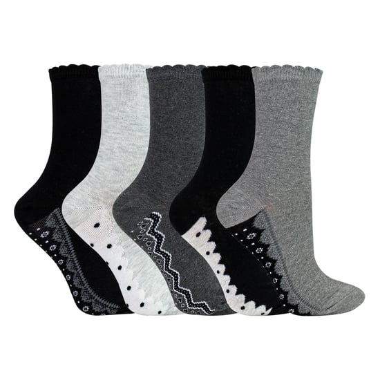 5 Pares de Calcetines para Dama con Efecto Encaje - Calcetines Cotona Suaves para el Día a Día - Image 2