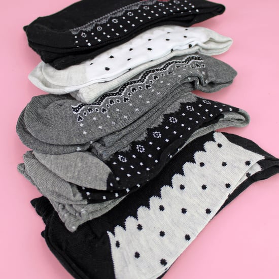 5 Pares de Calcetines para Dama con Efecto Encaje - Calcetines Cotona Suaves para el Día a Día - Image 5