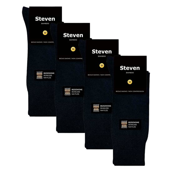 4 Pares de Calcetines Sensitivos de Bambú para Hombre - Calcetines Suaves Sin Costuras para Comodidad Todo el Día - Image 2