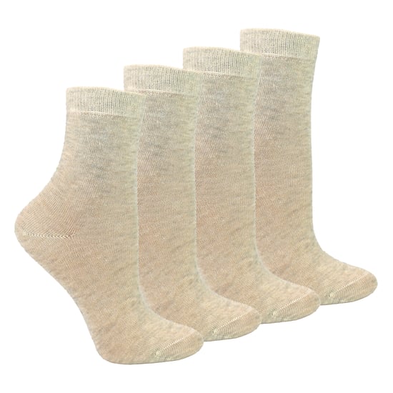 4 Pares de Calcetines Sensoriales de Algodón Orgánico para Niños - Calcetines Sin Costuras para Niños y Niñas - Image 1